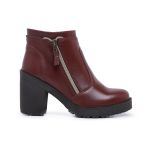 BOTA FEMININA SINTÉTICA CONHAQUE