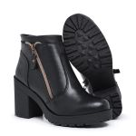 BOTA FEMININA SINTÉTICA PRETO