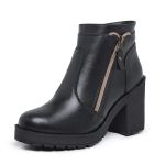BOTA FEMININA SINTÉTICA PRETO