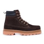 BOTA MASCULINA DE COURO NOBUCK MARROM