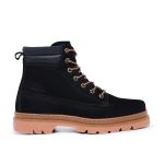 BOTA MASCULINA DE COURO NOBUCK PRETO