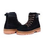 BOTA MASCULINA DE COURO NOBUCK PRETO