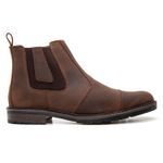 BOTINA MASCULINA COURO CHELSEA CAFÉ