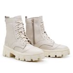 BOTINHA TRATORADA VALENTINA OFF WHITE