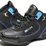 TÊNIS BASQUETE CHARGE PRETO COM AZUL