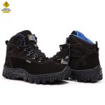 BOTA MASCULINA COM C.A 48.067 COURO LEGÍTIMO AZUL