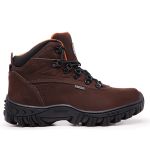 BOTA MASCULINA COM C.A 48.067 COURO LEGÍTIMO CAFÉ