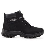BOTA MASCULINA COM C.A 48.067 COURO LEGÍTIMO PRETO
