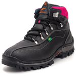 COTURNO ADVENTURE FEMININO PRETO COM ROSA