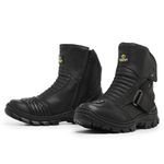 COTURNO MASCULINO BK COURO LEGÍTIMO PRETO