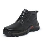 COTURNO MASCULINO COURO LEGÍTIMO PRETO