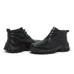 COTURNO MASCULINO COURO LEGÍTIMO PRETO