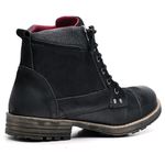 COTURNO MASCULINO COURO LEGÍTIMO PRETO