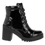 COTURNO FEMININO VERNIZ PRETO