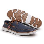 MOCASSIM MASCULINO DOCKSIDE TOP SIDER COURO AZUL