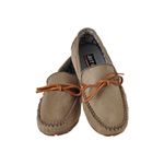MOCASSIM INFANTIL CAMURÇA AREIA-CARAMELO
