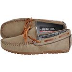 MOCASSIM INFANTIL CAMURÇA AREIA-CARAMELO