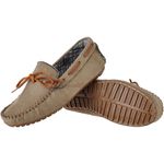 MOCASSIM INFANTIL CAMURÇA AREIA-CARAMELO