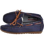 MOCASSIM INFANTIL CAMURÇA MARINHO-CARAMELO
