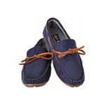 MOCASSIM INFANTIL CAMURÇA MARINHO-CARAMELO