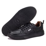 TÊNIS MASCULINO OÁSIS COURO PRETO