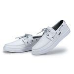MOCASSIM MASCULINO ÔNIX EM COURO BRANCO