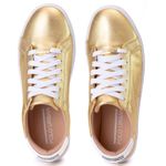 TÊNIS POLO CONFORT FEMININO DOURADO