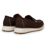 SAPATO CASUAL MASCULINO COURO CAFÉ