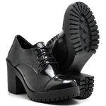SAPATO FEMININO VERNIZ PRETO