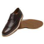 SAPATO MASCULINO DE COURO CAFÉ