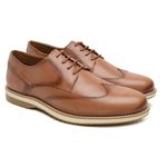 SAPATO MASCULINO DE COURO CARAMELO