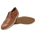 SAPATO MASCULINO DE COURO CARAMELO
