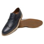 SAPATO MASCULINO DE COURO MARINHO