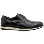 SAPATO MASCULINO SINTÉTICO PRETO