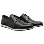 SAPATO MASCULINO SINTÉTICO PRETO