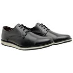 SAPATO SINTÉTICO MASCULINO PRETO