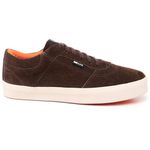 TÊNIS SKATE SLIP COURO MARROM