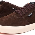 TÊNIS SKATE SLIP COURO MARROM