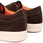 TÊNIS SKATE SLIP COURO MARROM