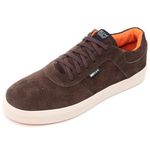 TÊNIS SKATE SLIP COURO MARROM