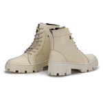 BOTA COTURNO FEMININO ASHER OFF WHITE