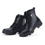 BOTA COTURNO FEMININO ASHER PRETO