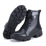 BOTA COTURNO FEMININO ASHER PRETO