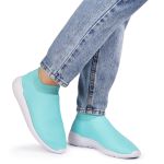 TÊNIS MEIA FEMININO AZUL NEON