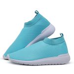 TÊNIS MEIA FEMININO AZUL NEON