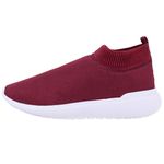 TÊNIS MEIA FEMININO BORDÔ