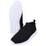 TÊNIS MEIA FEMININO PRETO E BRANCO