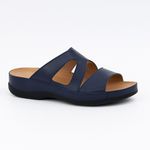 Sandália anatômica em couro *Frete Grátis