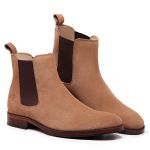 Bota Chelsea Clássica 7100 - Camurça Caramelo