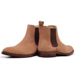 Bota Chelsea Clássica 7100 - Camurça Caramelo